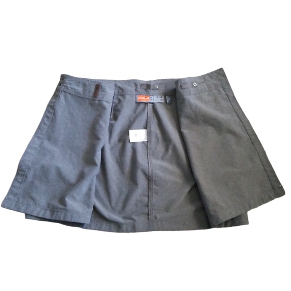 Merrell Women’s Heather Brown Opti-Wick Wrap Mini Skirt Sz. 8R - Picture 8 of 13